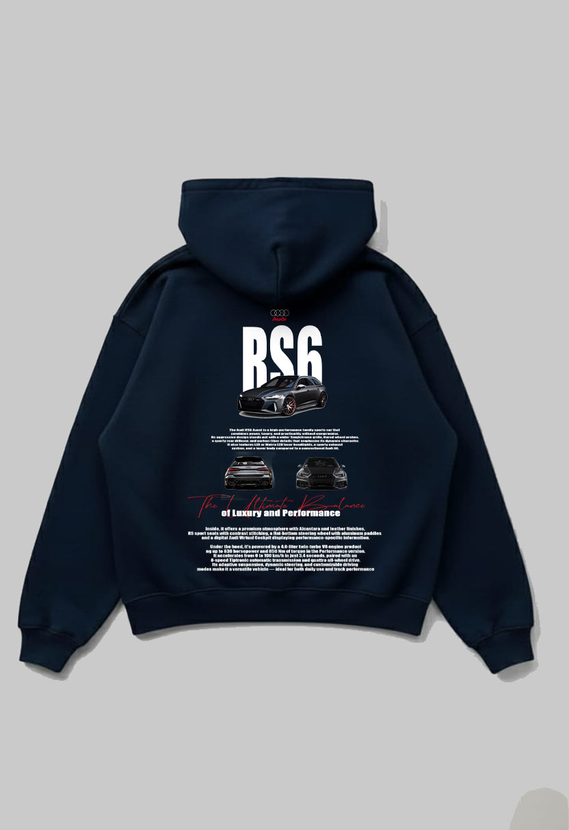 Hoodie Oversized  RS6 Audi